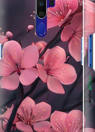 Чехол на oppo a9 2020 пурпурная сакура "6075m-1865-2448"