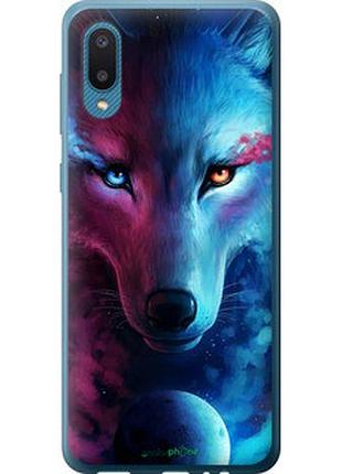 Чехол на samsung galaxy a02 a022g арт-волк "3999t-2260-2448"