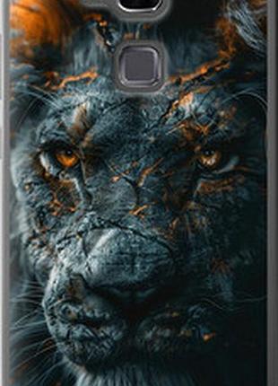Чохол на huawei ascend mate 7 пламний лев "6153u-140-2448"