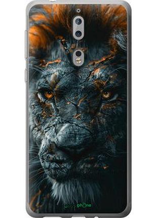 Чехол на nokia 8 пламенный лев "6153u-1115-2448"