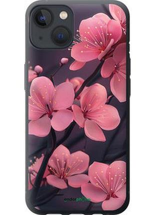 Чехол на iphone 13 пурпурная сакура "6075u-2374-2448"