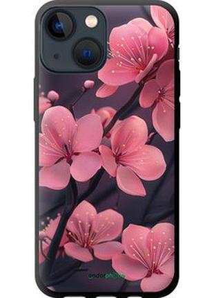Чехол на iphone 13 mini пурпурная сакура "6075b-2373-2448"