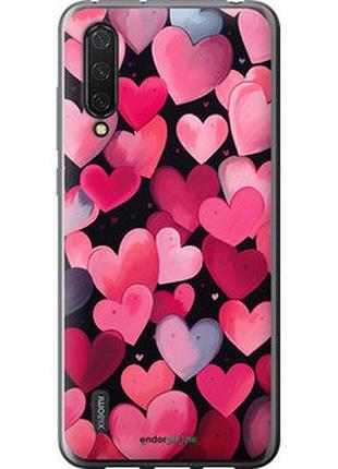 Чехол на xiaomi mi 9 lite сердечки 4 "5662u-1834-2448"