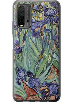 Чехол на xiaomi redmi 9t винсент ван гог. ирисы "161t-2257-2448"