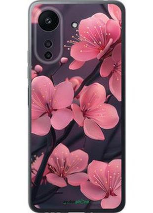 Чехол на xiaomi poco c65 пурпурная сакура "6075u-3447-2448"