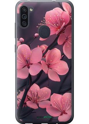 Чехол на samsung galaxy m11 m115f пурпурная сакура "6075u-1905-2448"