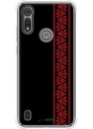 Чехол на motorola e6s вышиванка 53 "2041sp-2001-2448"