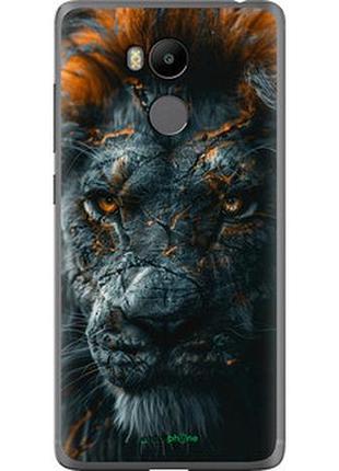 Чохол на xiaomi redmi 4 prime плам'яний лев "6153u-437-2448"