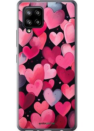 Чехол на samsung galaxy a42 a426b сердечки 4 "5662u-2098-2448"