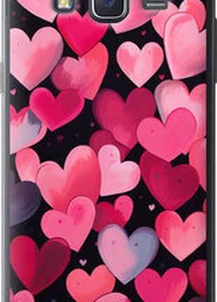 Чехол на samsung galaxy j5 (2015) j500h сердечки 4 "5662t-100-2448"