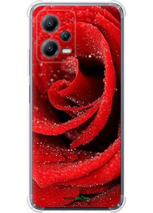 Чехол на xiaomi poco x5 5g красная роза "529sp-3016-2448"