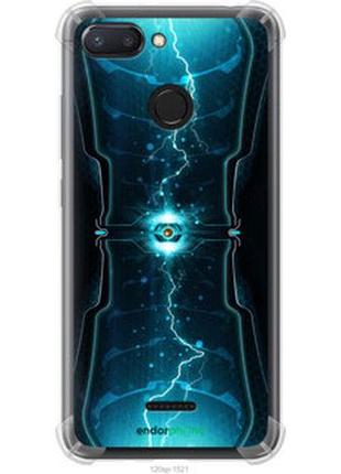 Чехол на xiaomi redmi 6 молнии в цилиндре "120sp-1521-2448"