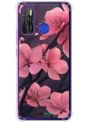 Чехол на tecno spark 5 pro kd7 пурпурная сакура "6075sp-2445-2448"
