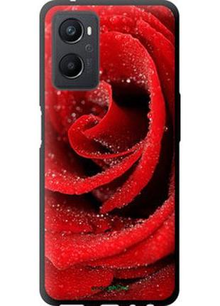 Чехол на oppo a96 красная роза "529b-2598-2448"