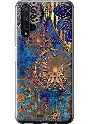 Чехол на huawei honor 20 золотой узор "678u-1697-2448"
