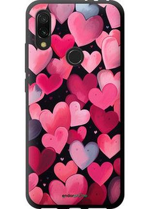 Чехол на xiaomi redmi 7 сердечки 4 "5662b-1669-2448"