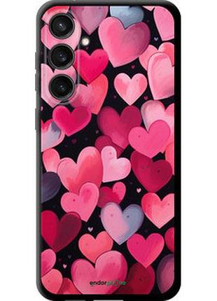 Чехол на samsung galaxy s23 fe сердечки 4 "5662b-3136-2448"