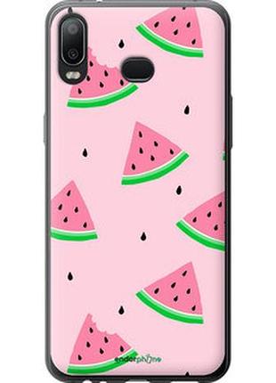 Чехол на samsung galaxy a6s розовый арбуз "4314u-1604-2448"