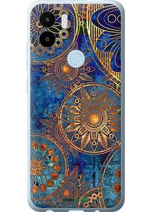Чехол на xiaomi redmi a1 plus золотой узор "678u-2942-2448"