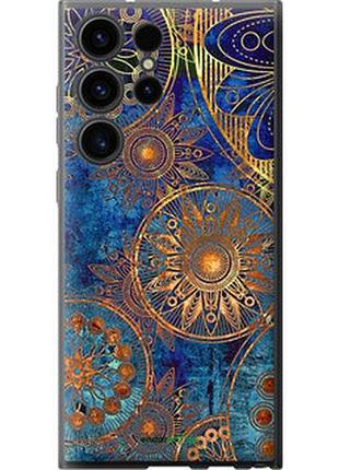 Чехол на samsung galaxy s23 ultra золотой узор "678u-2906-2448"