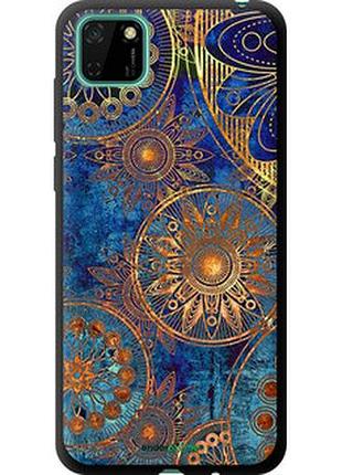 Чехол на huawei y5p золотой узор "678b-1936-2448"