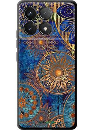 Чехол на xiaomi redmi k70 pro золотой узор "678b-3800-2448"