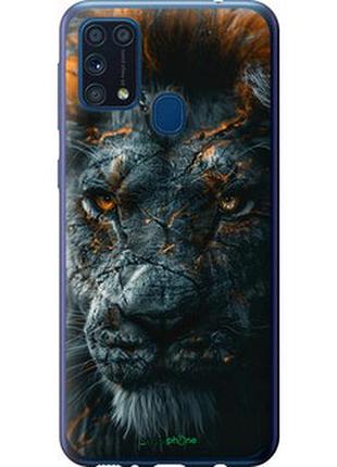 Чехол на samsung galaxy m31 m315f пламенный лев "6153u-1907-2448"