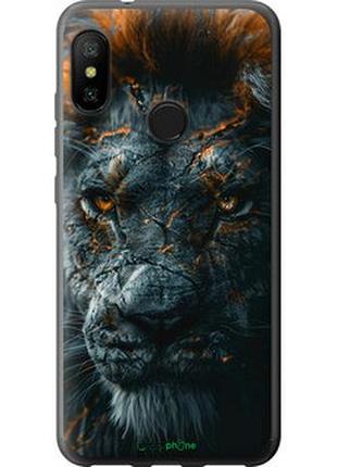 Чохол на xiaomi redmi 6 pro плам'яний лев "6153u-1595-2448"