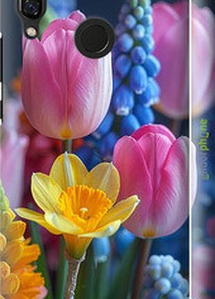 Чохол на huawei nova 3 весняні квіти "6058m-1535-2448"