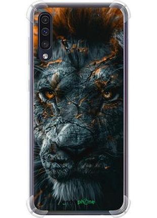 Чехол на samsung galaxy a50 2019 a505f пламенный лев "6153sp-1668-2448"