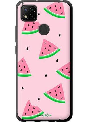 Чехол на xiaomi redmi 9c розовый арбуз "4314b-2035-2448"