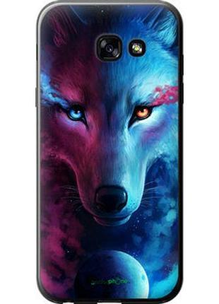 Чехол на samsung galaxy a5 (2017) арт-волк "3999t-444-2448"