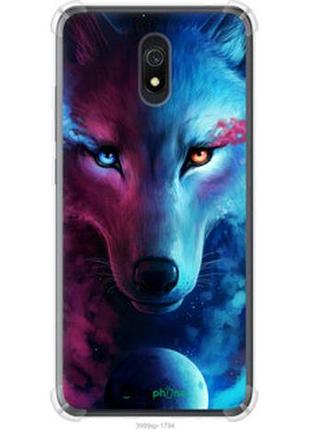 Чехол на xiaomi redmi 8a арт-волк "3999sp-1794-2448"