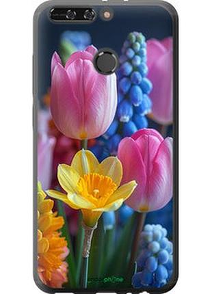 Чехол на huawei honor v9 / honor 8 pro весенние цветы "6058u-1246-2448"