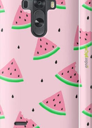 Чехол на lg g3 d855 розовый арбуз "4314m-47-2448"