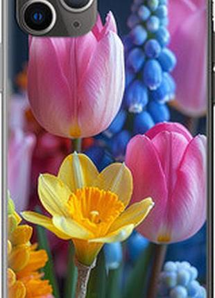 Чохол на iphone 11 pro max весняні квіти "6058t-1723-2448"