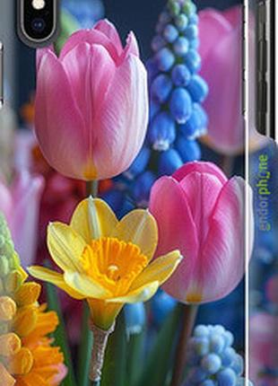 Чохол на iphone xs max весняні квіти "6058c-1557-2448"