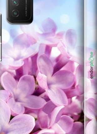 Чехол на xiaomi poco m3 сирень "527m-2200-2448"