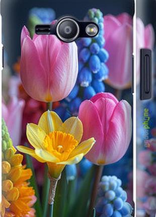 Чехол на samsung galaxy j1 ace j110h весенние цветы "6058m-215-2448"