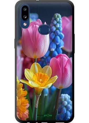Чехол на samsung galaxy a10s a107f весенние цветы "6058b-1776-2448"
