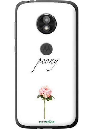 Чехол на motorola moto e5 play пион "4366u-1429-2448"