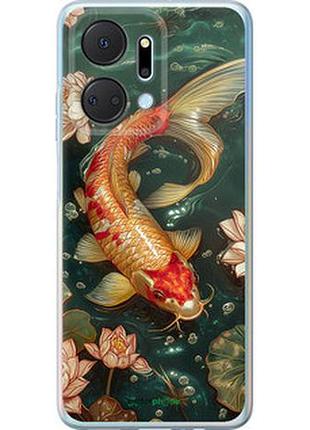 Чехол на huawei honor x7a мелодия лотоса "6106u-2981-2448"