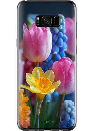 Чехол на samsung galaxy s8 plus весенние цветы "6058u-817-2448"
