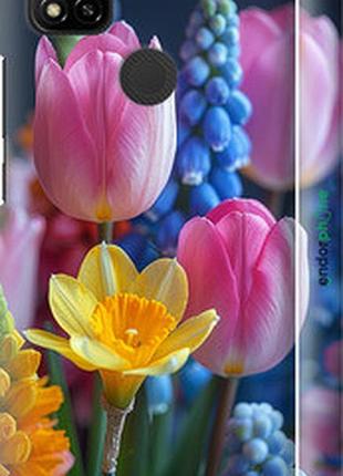 Чохол на xiaomi redmi 9c весняні квіти "6058m-2035-2448"