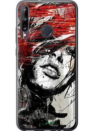 Чехол на huawei p40 lite e лицо девушки "1162t-1875-2448"