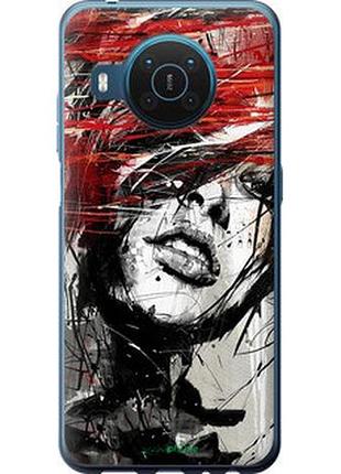 Чохол на nokia x20 обличчя дівчини "1162u-2532-2448"