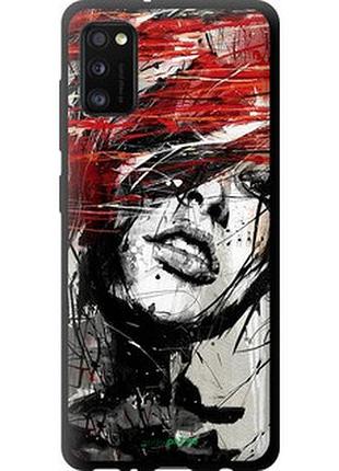 Чехол на samsung galaxy a41 a415f лицо девушки "1162b-1886-2448"