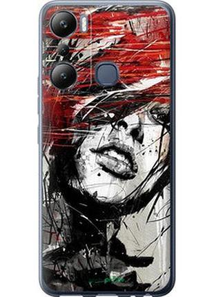 Чохол на infinix hot 20i обличчя дівчини "1162u-2964-2448"