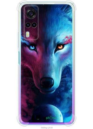 Чехол на vivo y31 арт-волк "3999sp-584-2448"