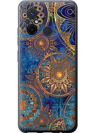 Чехол на xiaomi redmi 12c золотой узор "678u-2962-2448"